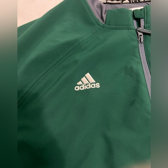 Men’s Adidas MLB Milwaukee Brewers Full Zip Fleece Lined Green Jacket Size L - Picture 4 of 7